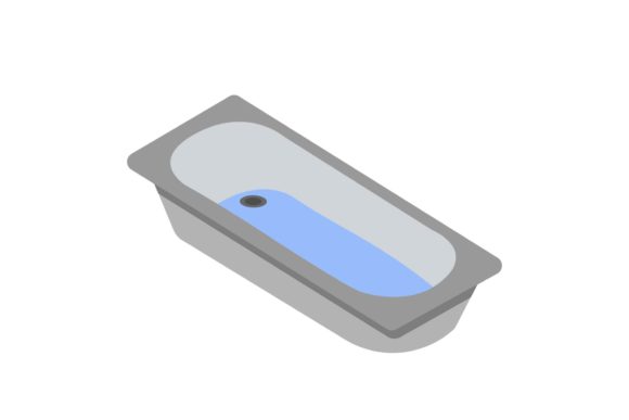 Bathroom Bathtub Vectors: Graphics & Illustrations for Sellers