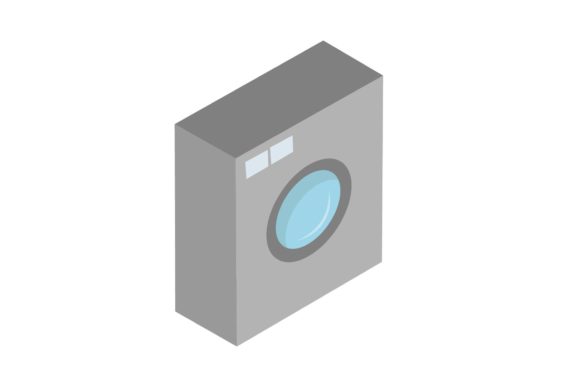Bathroom Washing Machine Graphics & Illustrations