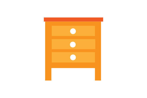 Bedroom Nightstands Vector Illustrations: Graphics & Editorial Assets
