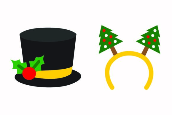 Christmas Cap Headband Illustrations: Festive Graphics Review