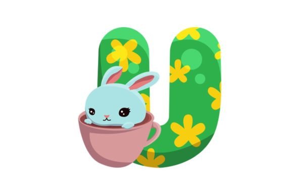 Cute Easter Egg Alphabet U: A Design Review for Embroiderers
