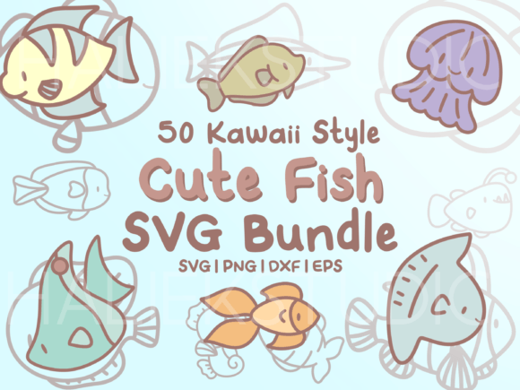 Cute Fish SVG Graphics & Illustrations Review