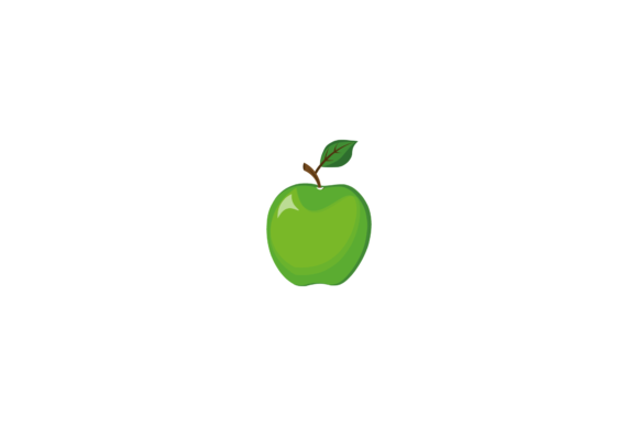 Fruit Green Apple Detail Illustrations: Graphics for Crafters