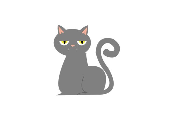 Halloween Cat Creepy Illustrations: Graphics for Branding and Marketing