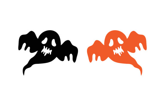 Halloween Ghost Asset Illustrations for Crafting & Graphics