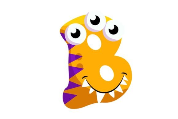 Kids Animals Alphabet B Illustrations