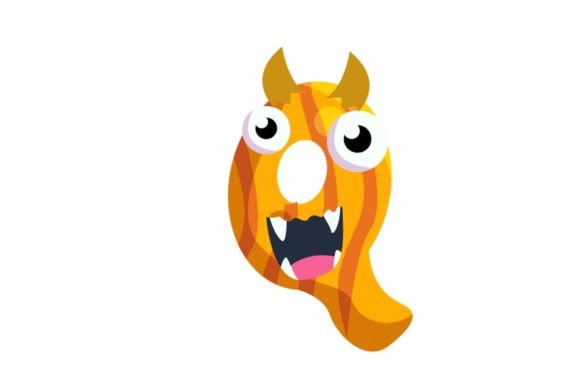 Kids Monster Alphabet Q Illustrations Review