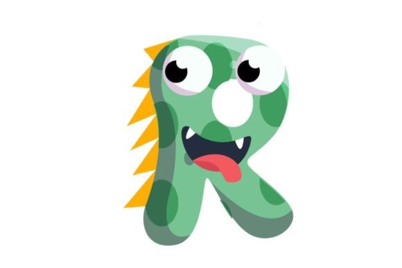 Kids Monster Alphabet R Illustrations: A Graphic Design Asset Review for Real Projects