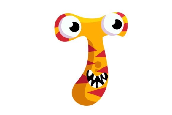 Kids Monster Alphabet T Illustrations Graphics Review