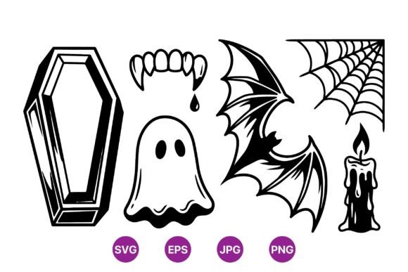 Spooky Halloween SVG Illustrations for Brand Graphics