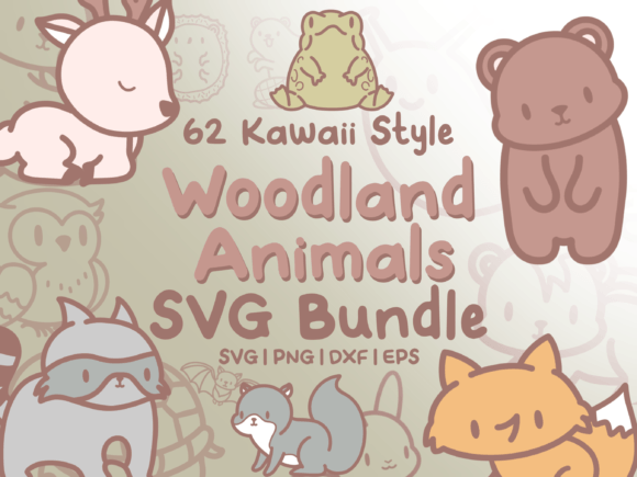 Woodland Animals SVG Graphics & Illustrations Review
